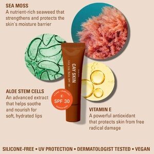 Cay Skin Isle Lip Balm SPF 30 with Sea Moss & Aloe Stem Cells
